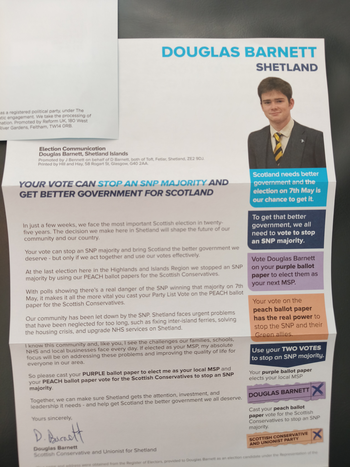 Thumbnail of leaflet from Douglas Barnett