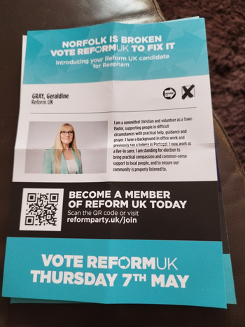 Thumbnail of leaflet from Geraldine Mary Gray