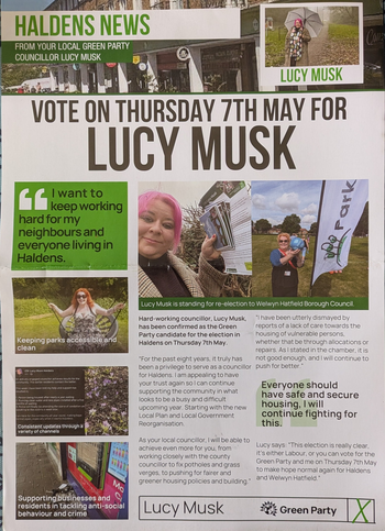 Thumbnail of leaflet from Lucy Musk