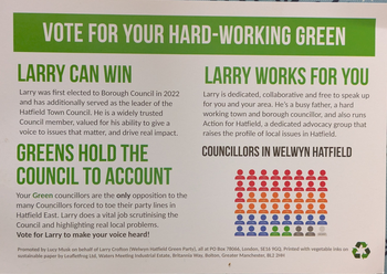 Thumbnail of leaflet from Larry Crofton