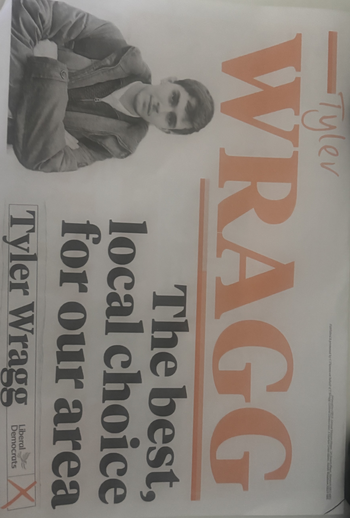 Thumbnail of leaflet from Tyler Daniel Wragg