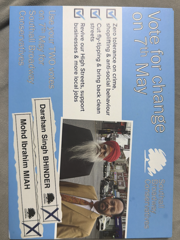 Thumbnail of leaflet from Darshan Singh Bhinder