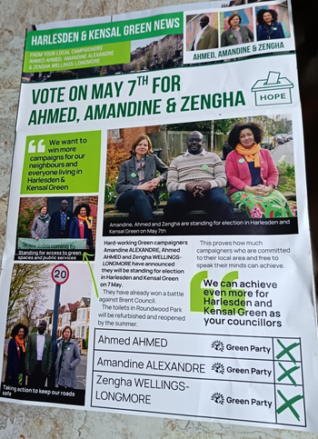 Thumbnail of leaflet from Zengha Wellings-Longmore