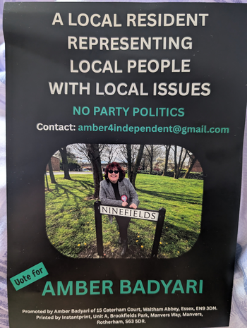 Thumbnail of leaflet from Amber Badyari