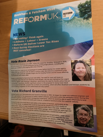 Thumbnail of leaflet from Rosie Joynson