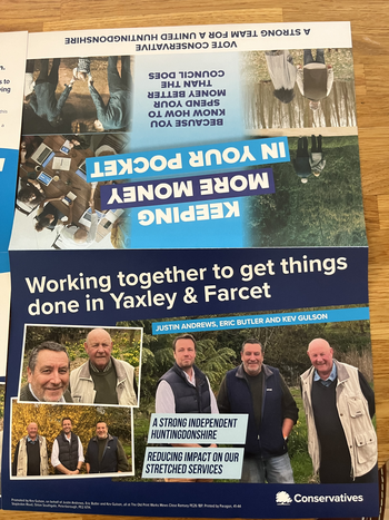 Thumbnail of leaflet from Kev Gulson