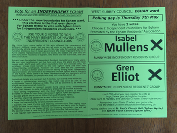Thumbnail of leaflet from Gren Elliot