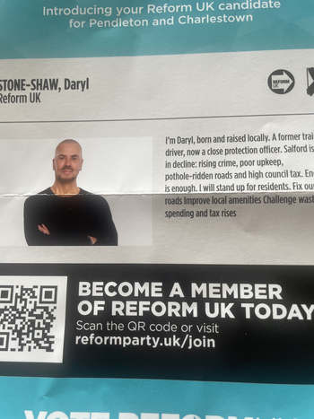 Thumbnail of leaflet from Daryl Stone-Shaw