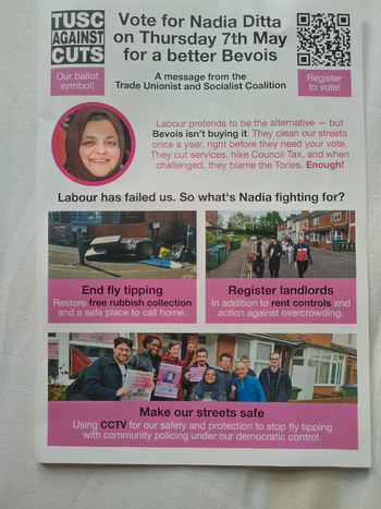 Thumbnail of leaflet from Nadia Noreen Ditta