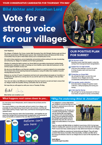 Thumbnail of leaflet from Bilal Hassan Akhtar