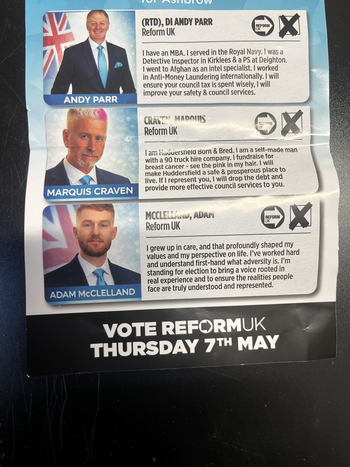 Thumbnail of leaflet from Marquis Jon Craven