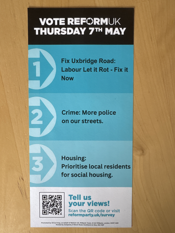 Thumbnail of leaflet from Tuhin Reynolds-Imam