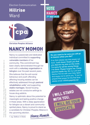 Thumbnail of leaflet from Helen Spiby-Vann