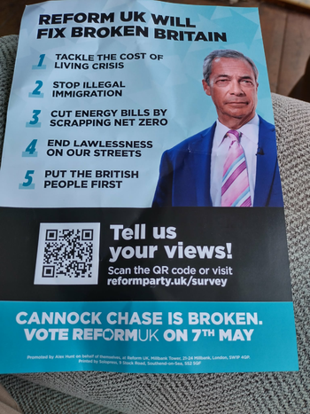 Thumbnail of leaflet from Alex Robert Hunt