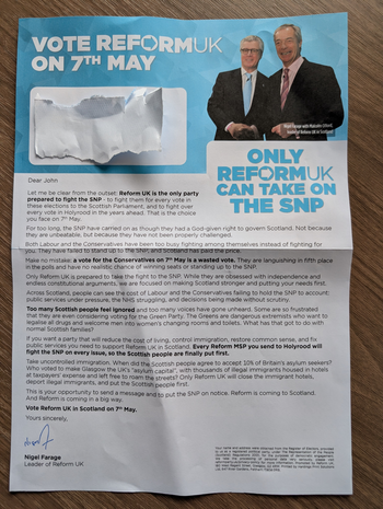 Thumbnail of leaflet from Gordon Millar