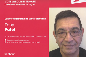 Thumbnail of leaflet from Tony Patel