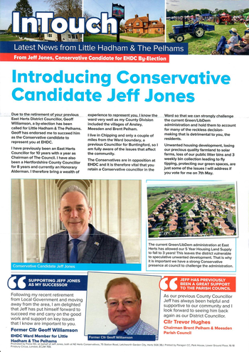 Thumbnail of leaflet from Jeff Jones