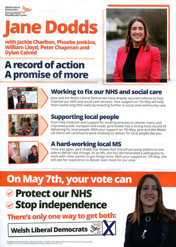 Thumbnail of leaflet from Jackie Charlton