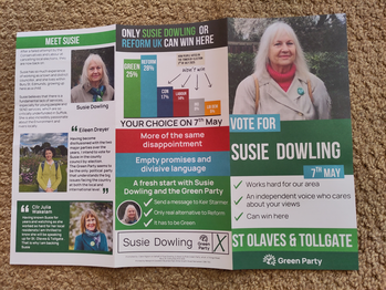 Thumbnail of leaflet from Susie Dowling