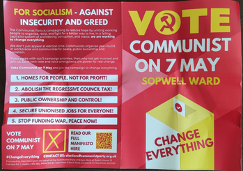 Thumbnail of leaflet from Mark Antony Ewington