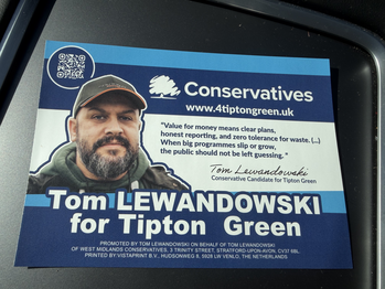 Thumbnail of leaflet from Tom Lewandowski