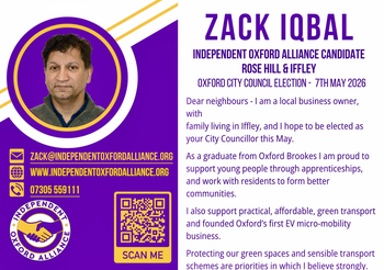 Thumbnail of leaflet from Zack Iqbal