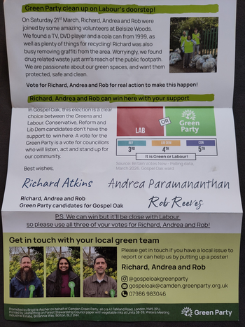 Thumbnail of leaflet from Rob Reeves