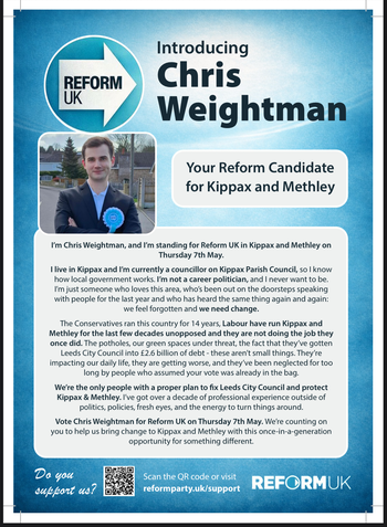 Thumbnail of leaflet from Chris Weightman