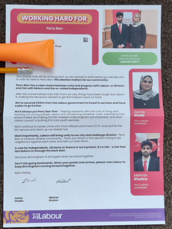 Thumbnail of leaflet from Zarine Shaikh