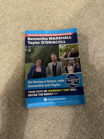 Thumbnail of leaflet from Samantha Jane Marshall