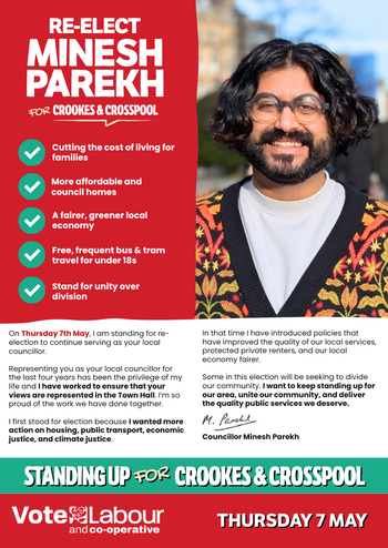 Thumbnail of leaflet from Minesh Parekh