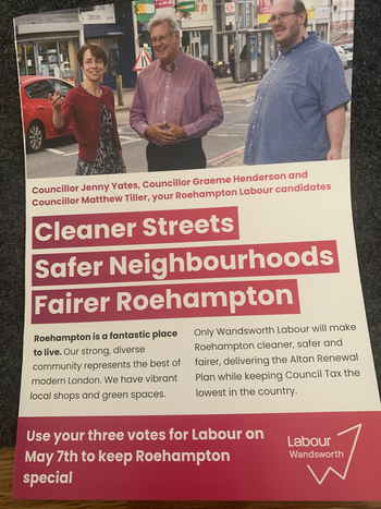 Thumbnail of leaflet from Jenny May Yates