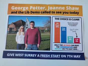 Thumbnail of leaflet from Joanne Helen Shaw