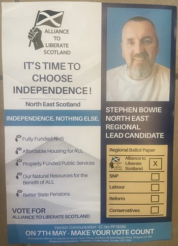 Thumbnail of leaflet from Stephen Bowie