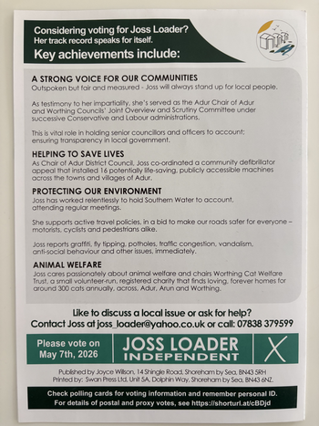 Thumbnail of leaflet from Joss Loader
