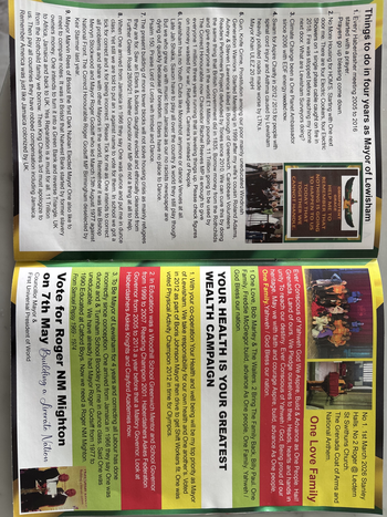 Thumbnail of leaflet from Roger Mighton