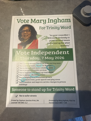 Thumbnail of leaflet from Mary Ingham