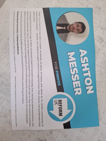 Thumbnail of leaflet from Ashton Michael Messer