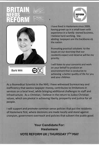 Thumbnail of leaflet from Barb Witt