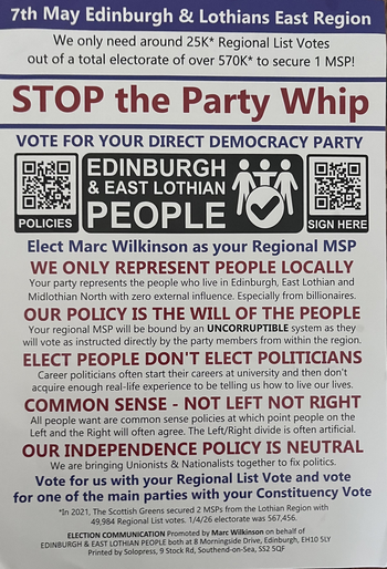 Thumbnail of leaflet from Marc Richard Wilkinson
