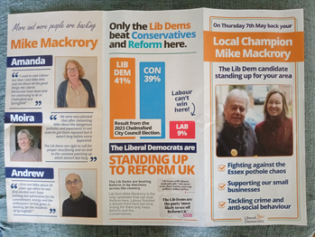 Thumbnail of leaflet from Mike MacKrory