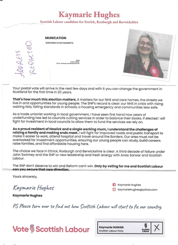 Thumbnail of leaflet from Kaymarie Hughes