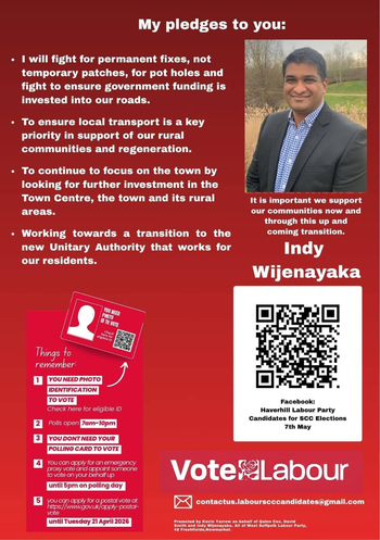 Thumbnail of leaflet from Indy Wijenayaka