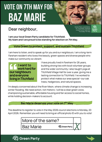 Thumbnail of leaflet from Baz Marie