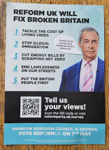 Thumbnail of leaflet from Craig Robert Chafer