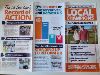 Thumbnail of leaflet from Joanne Helen Shaw