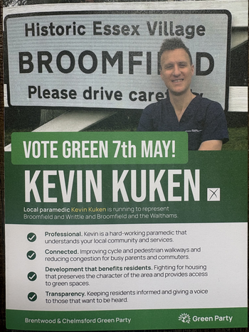 Thumbnail of leaflet from Kevin Terence Kuken