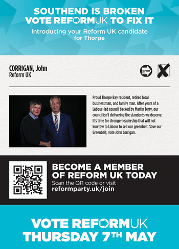 Thumbnail of leaflet from John Harold Corrigan