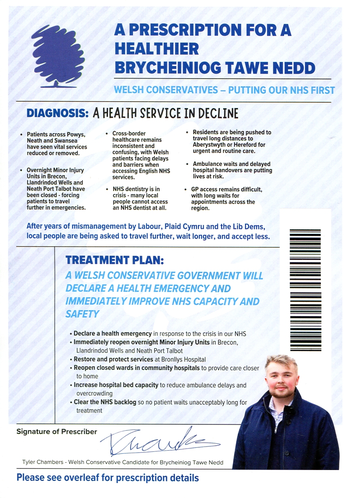Thumbnail of leaflet from Tyler John Chambers