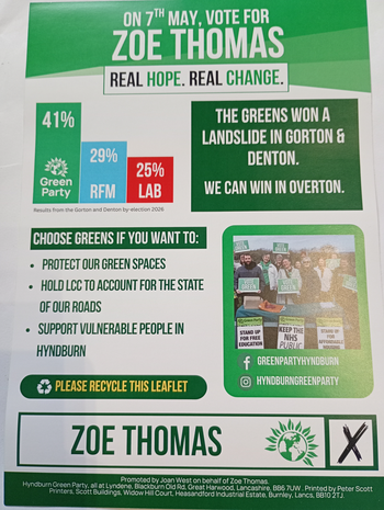 Thumbnail of leaflet from Zoe April Thomas